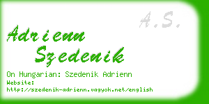 adrienn szedenik business card